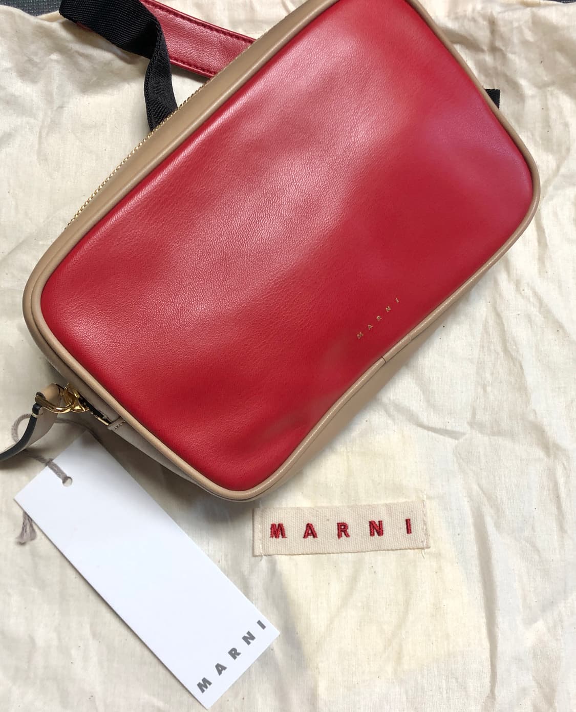 MARNI 레더 범백 벨트색 새상품  상품이미지6