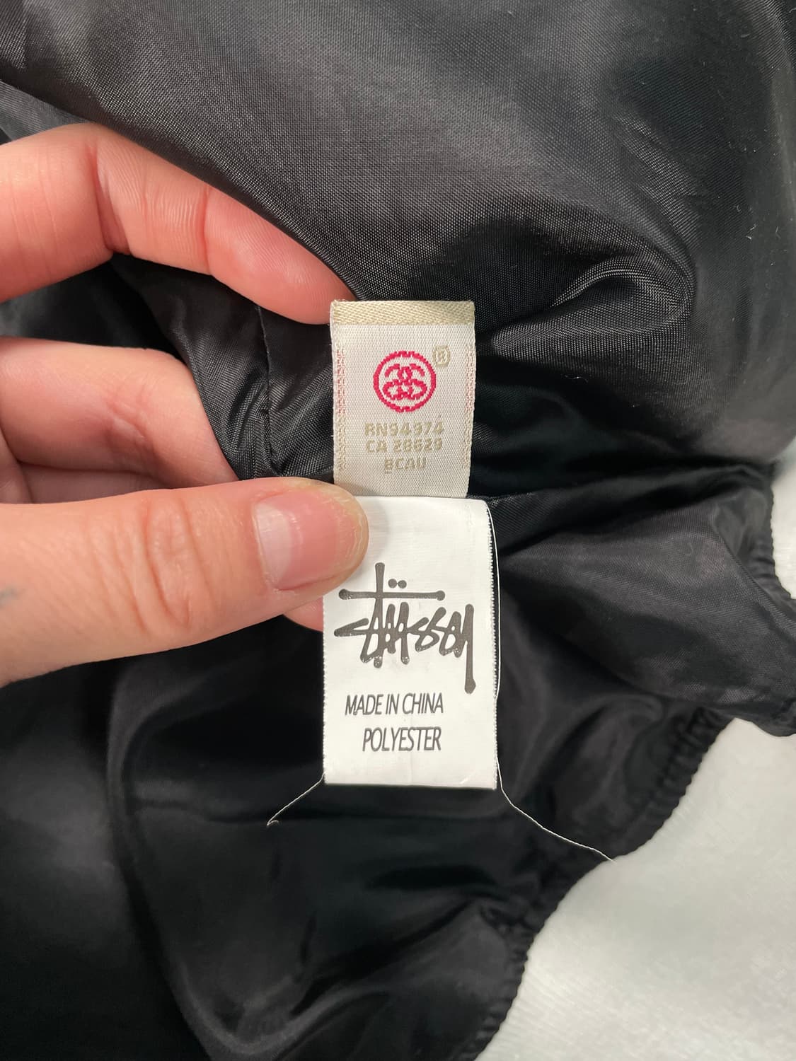 스투시 SS링크 크롭 바시티 자켓 상품이미지8