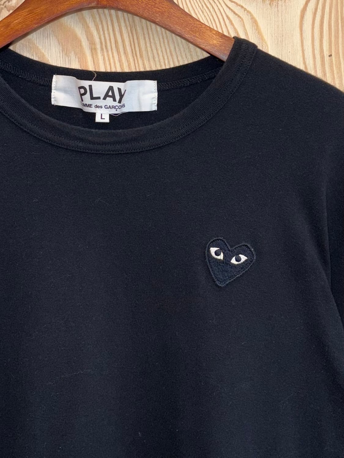 꼼데가르송 플레이 블랙하트 롱슬리브 상품이미지2