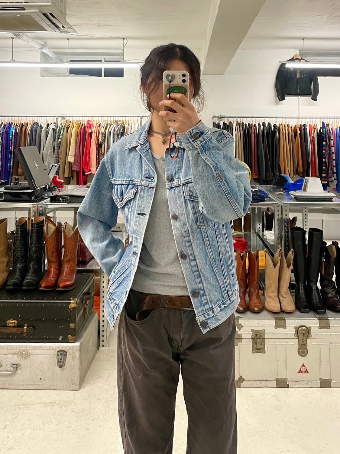 90s LEVI'S USA denim jacket 90년대 데님 자켓 상품이미지10