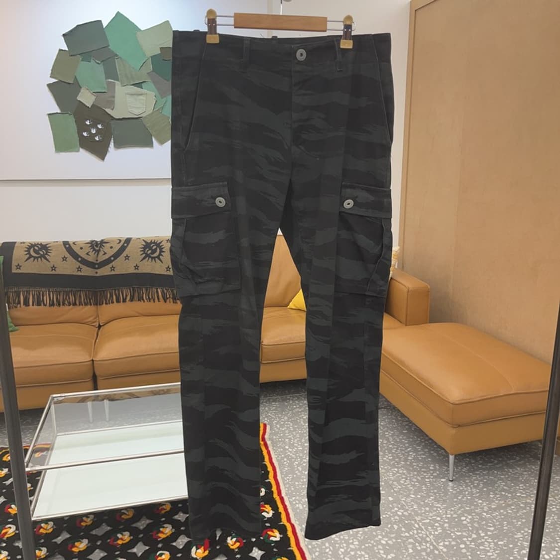 누드본즈 빈티지 카모플라주 밀리터리 카고팬츠 M C06586 상품이미지3