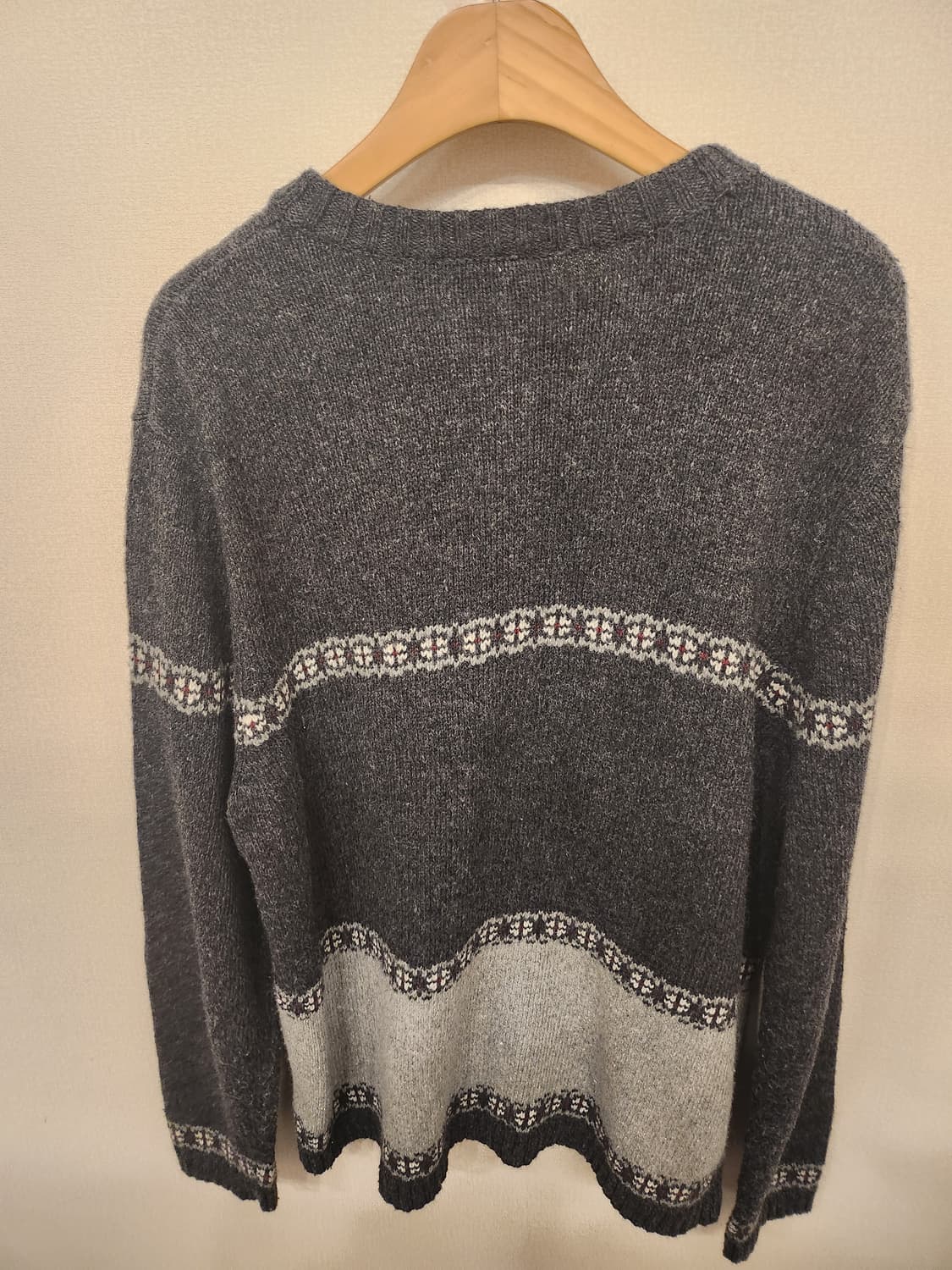 ((미국 빈티지))눈꽃❄️새🐦 니트 집업가디건<<크로프트앤배로우>> 상품이미지2