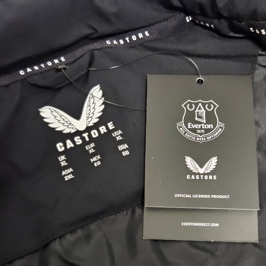 (새상품/2XL)24-25 에버턴 패딩조끼 축구 에버튼 캐스토어 상품이미지4