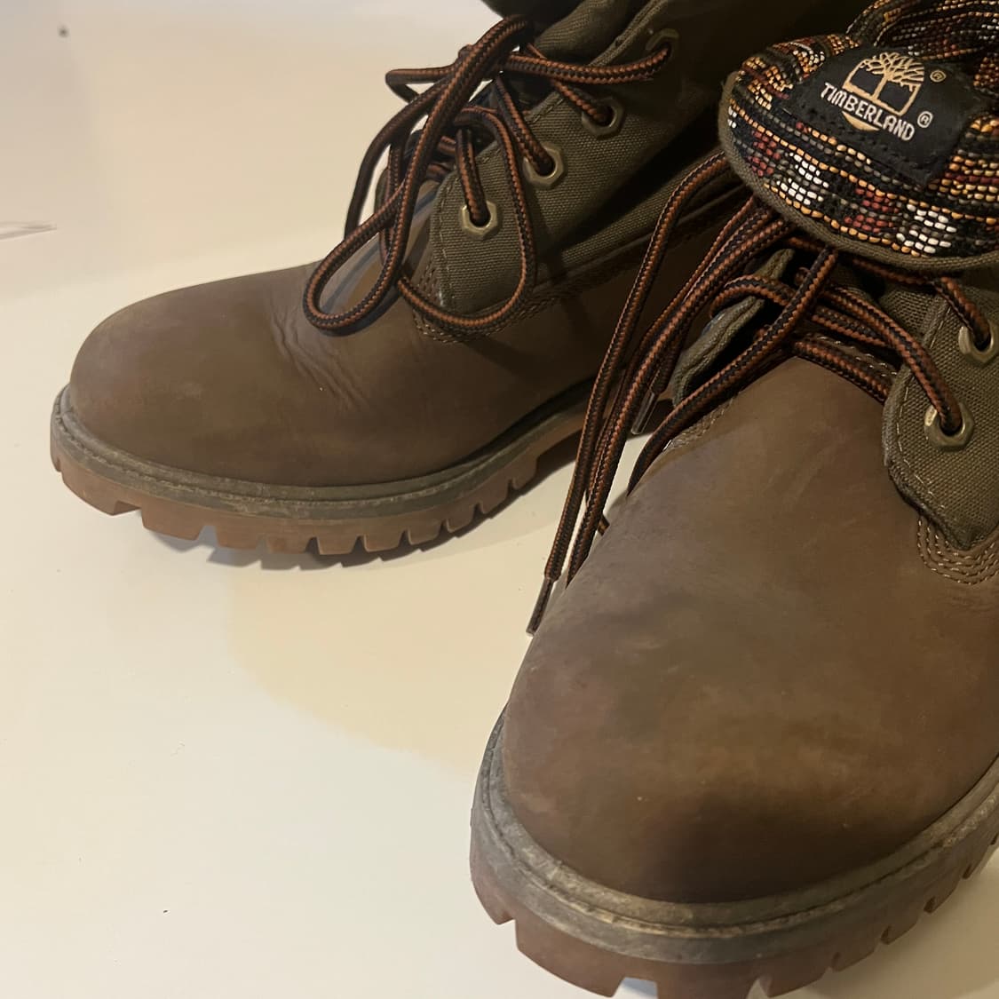 팀버랜드 롤탑 다크 브라운 부츠 상품이미지6