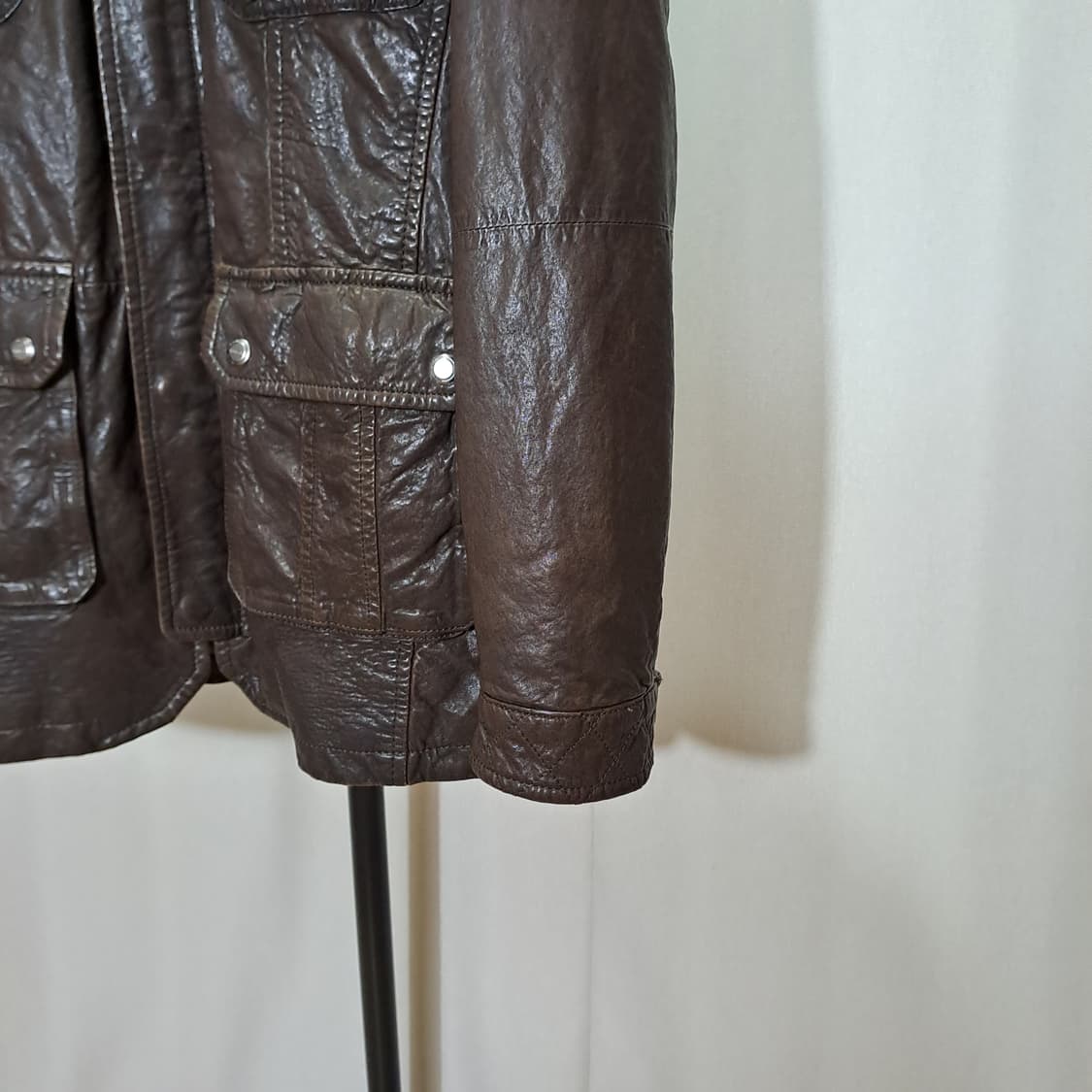 (택포) 킨록 양가죽 사파리 자켓 105 B748 상품이미지4