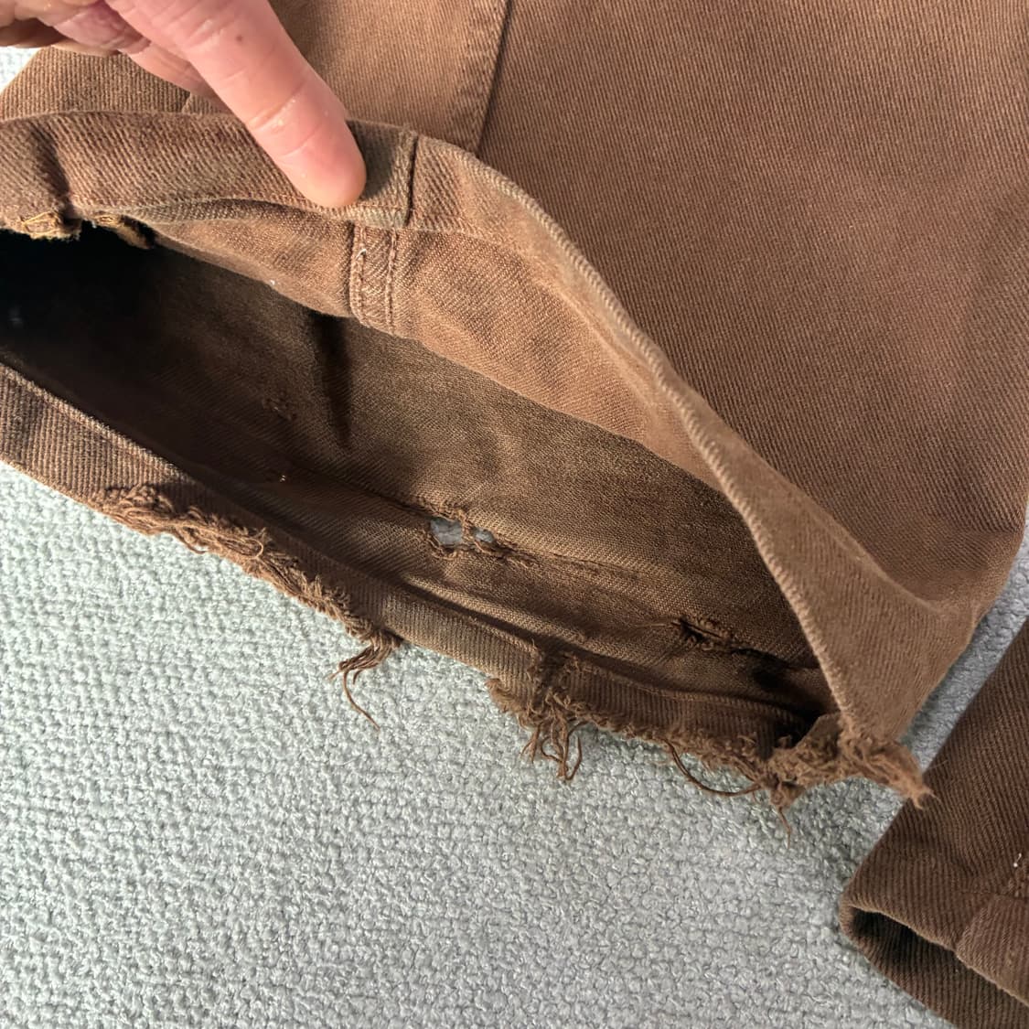 Develop Vintage 브라운 데님 m 상품이미지3