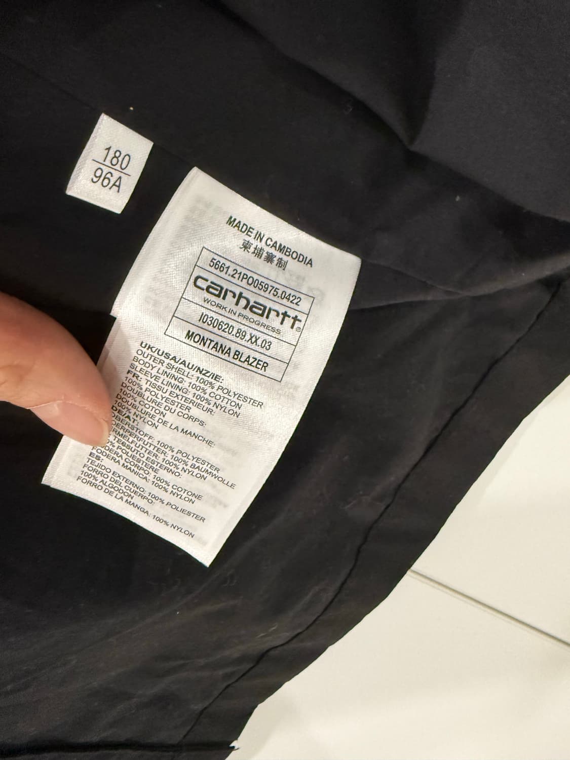 칼하트 몬타나 블레이져 심플 팬츠 코듀로이  상품이미지6