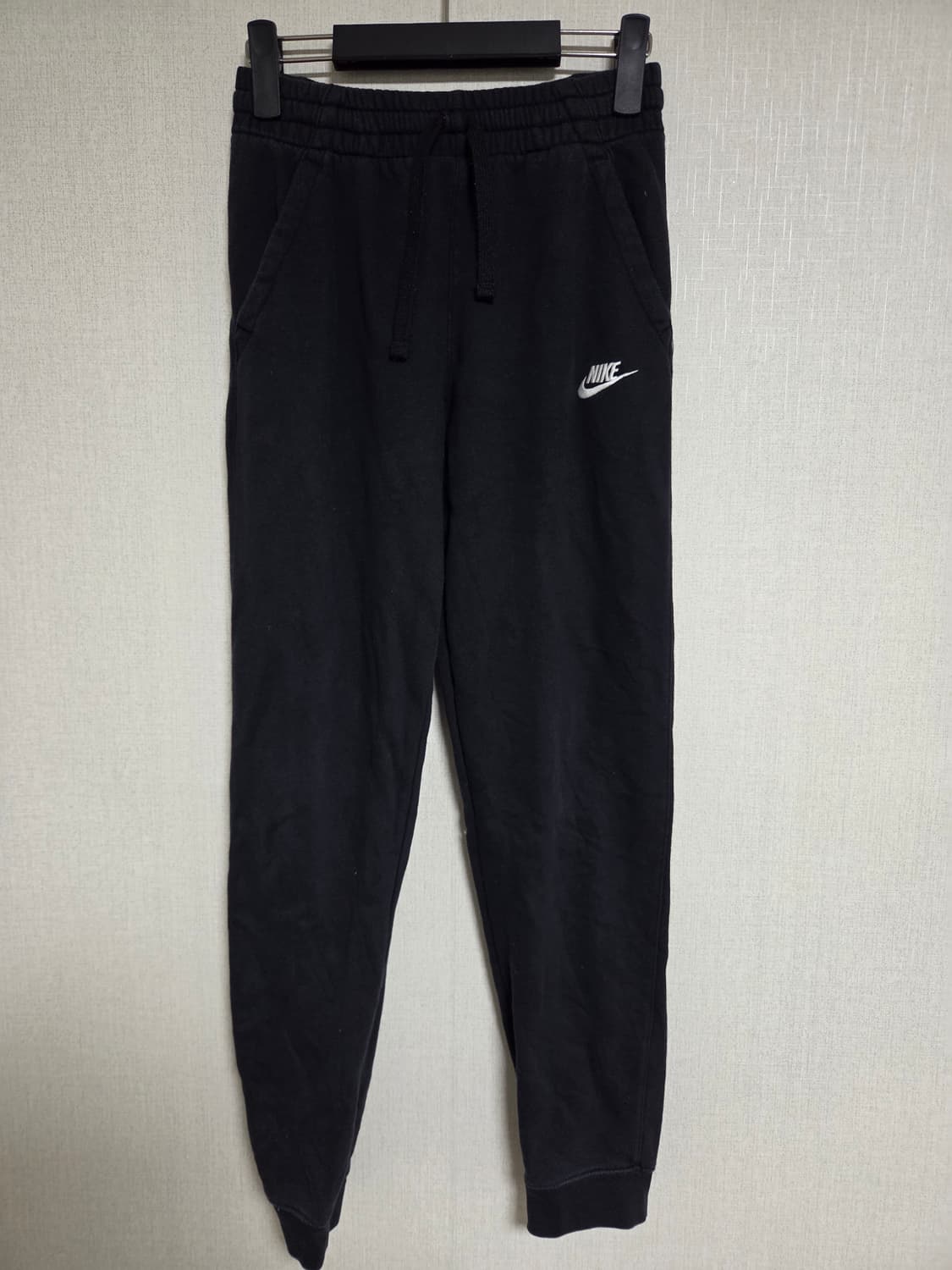 나이키 블랙 기모 조거팬츠 S 상품이미지1