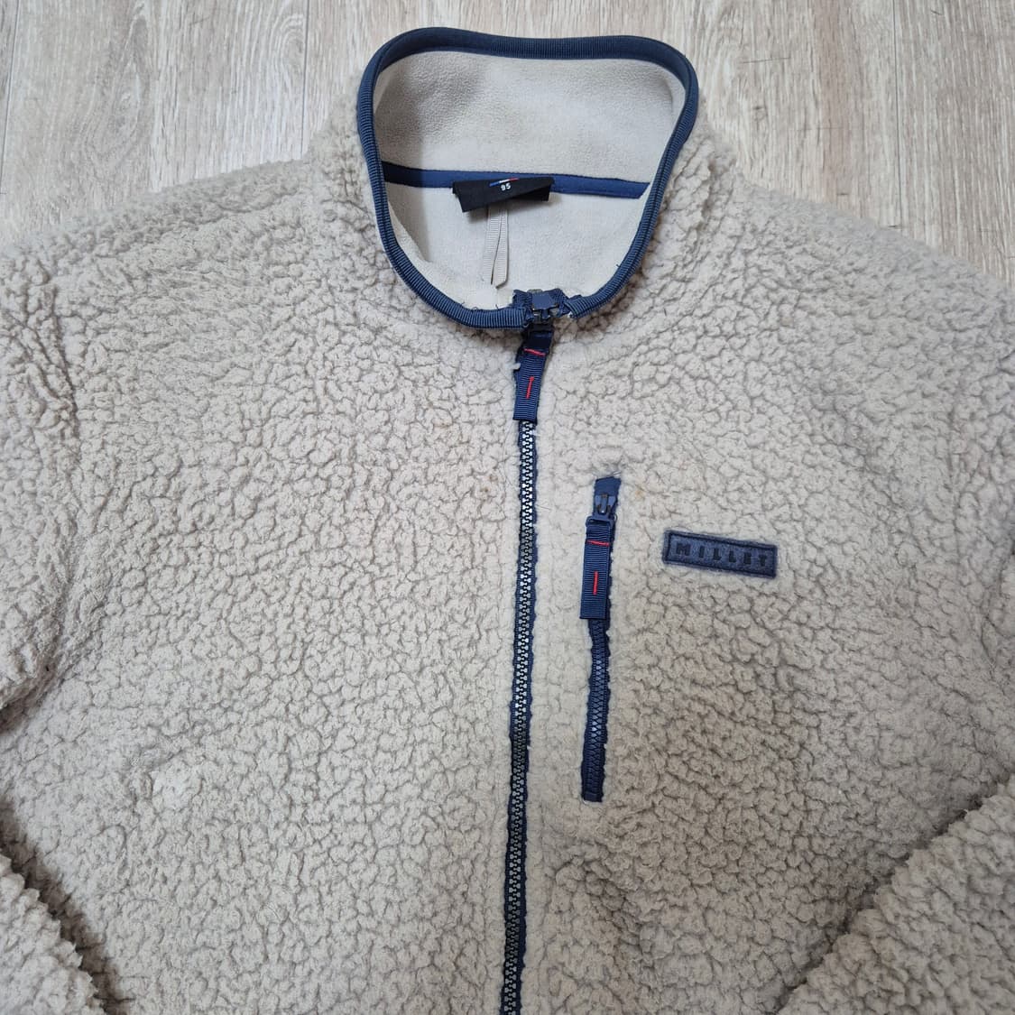 밀레 몽블랑 양털 뽀글이 후리스 플리스 자켓 상품이미지2