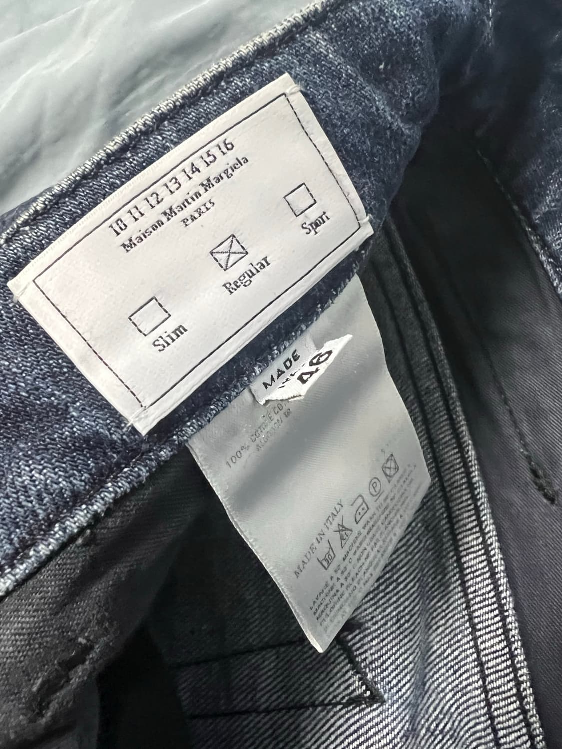 마르지엘라 레귤러 데님 팬츠 46 상품이미지4