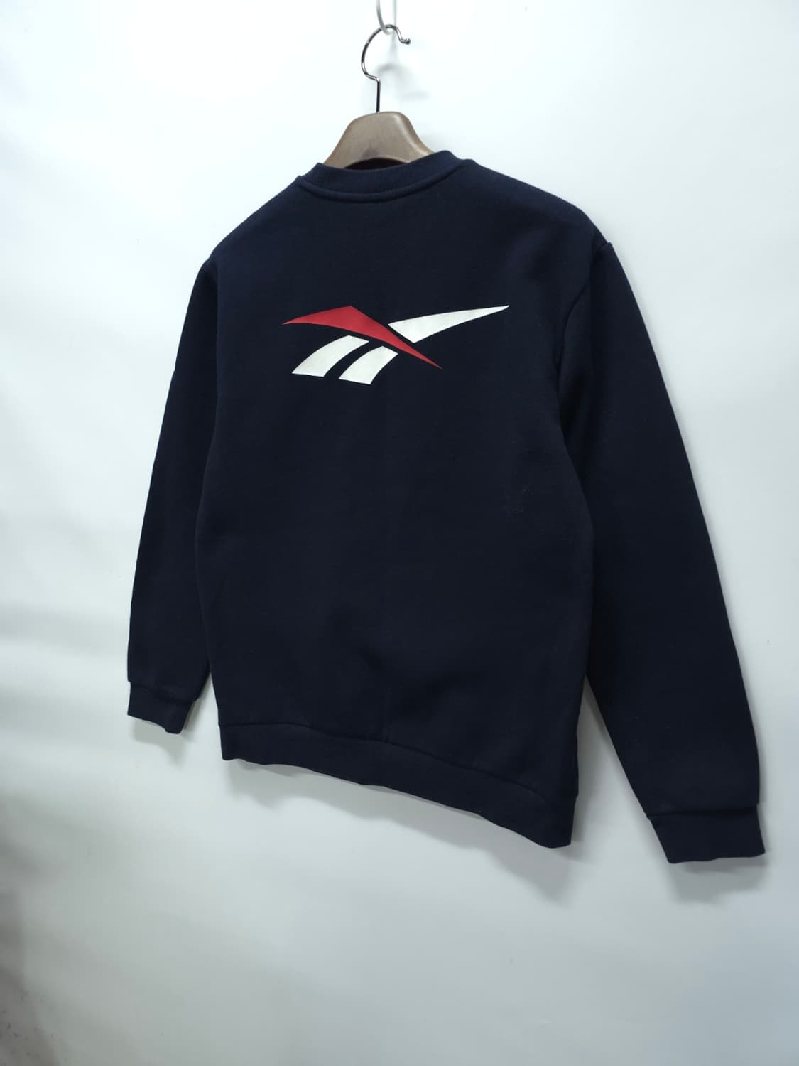 리복 남성 클래식 빅로고 기모 맨투맨 네이비 (L사이즈) 상품이미지7