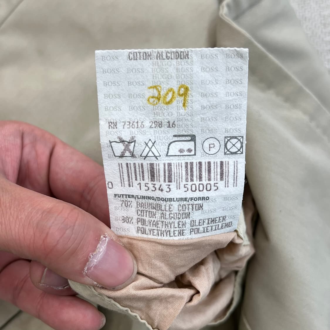 휴고보스 코튼 블레이저 r3610 상품이미지9