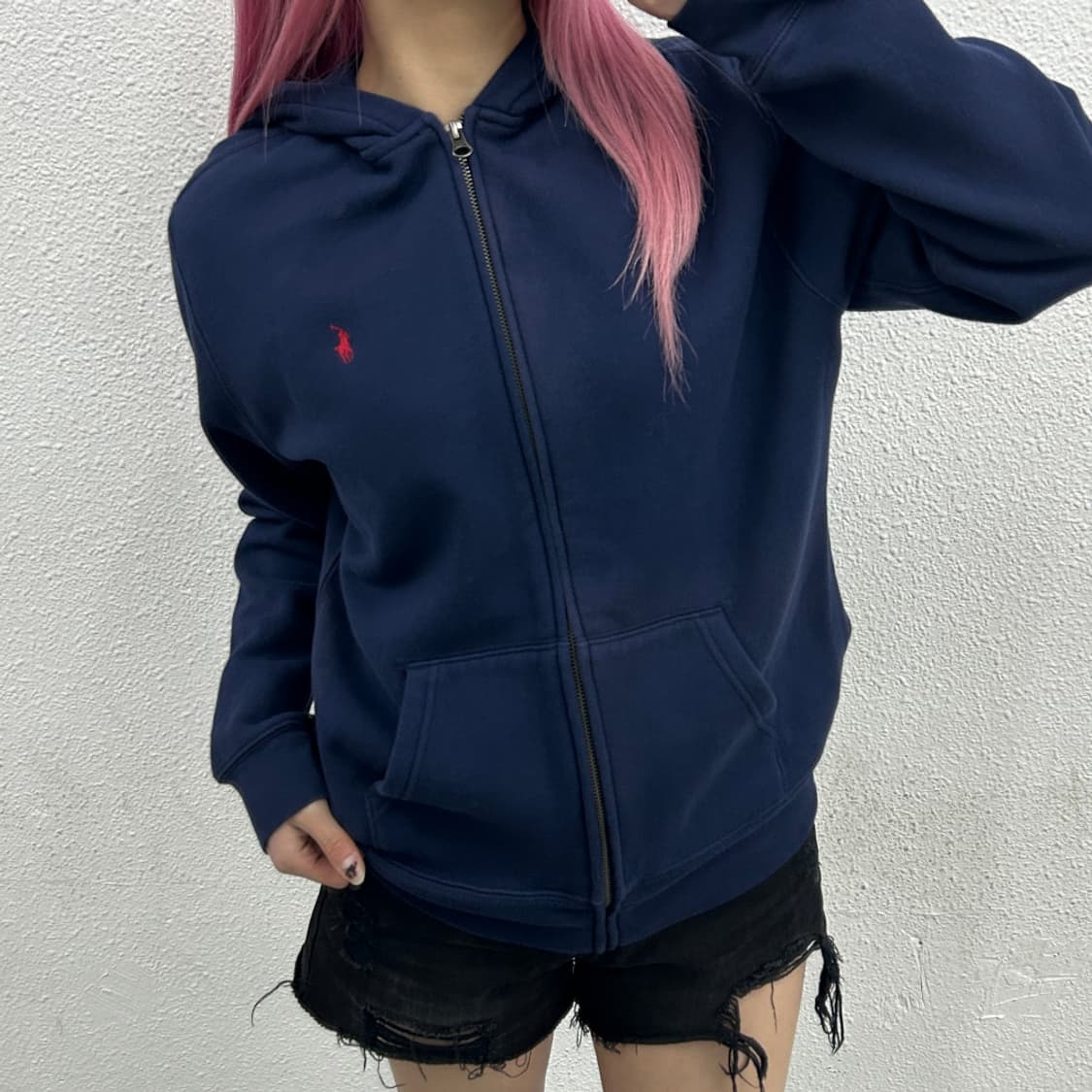 폴로 랄프로렌 레드포니 네이비 후드집업 XL 상품이미지1