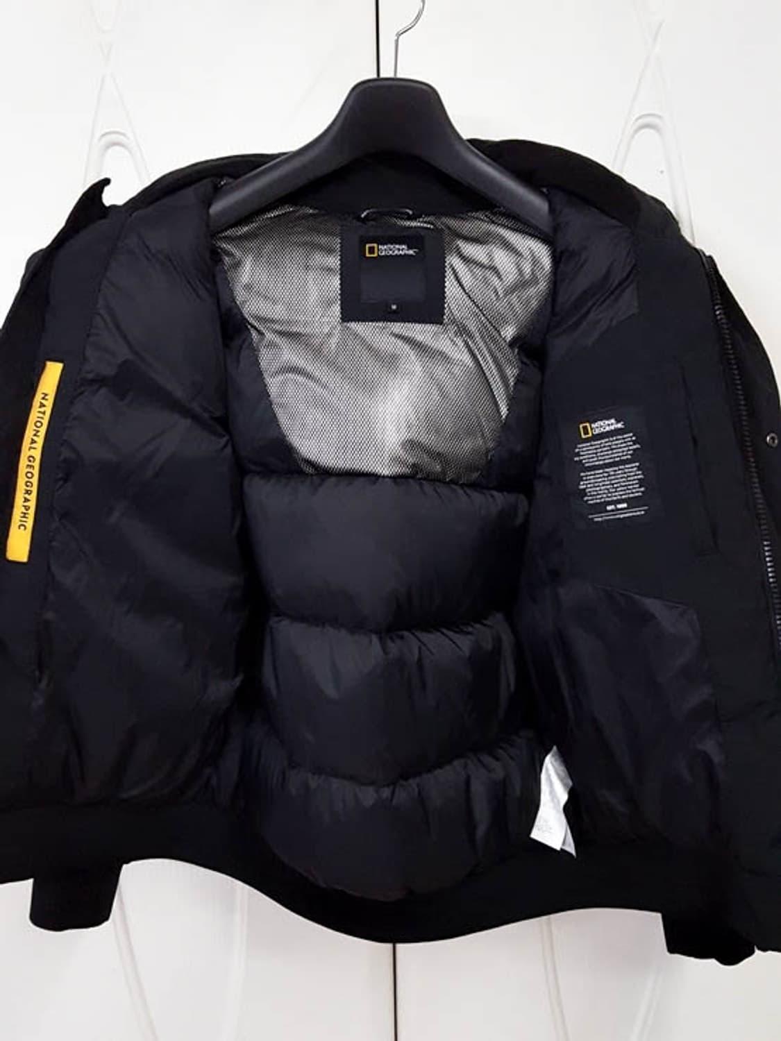 내셔널지오그래픽 남성 타루가  구스다운 숏패딩 블랙 M  상품이미지5