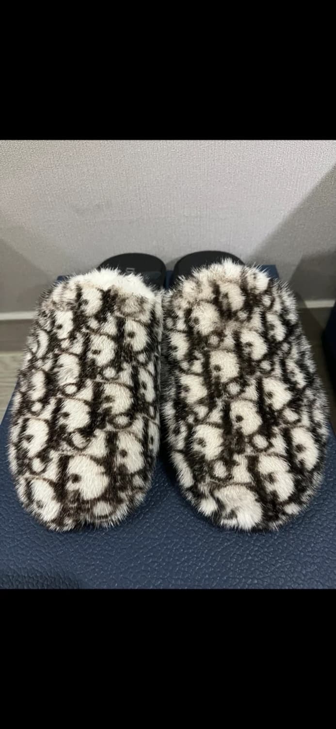 디올 남성 오블리크 밍크 슬리퍼 42사이즈 상품이미지2