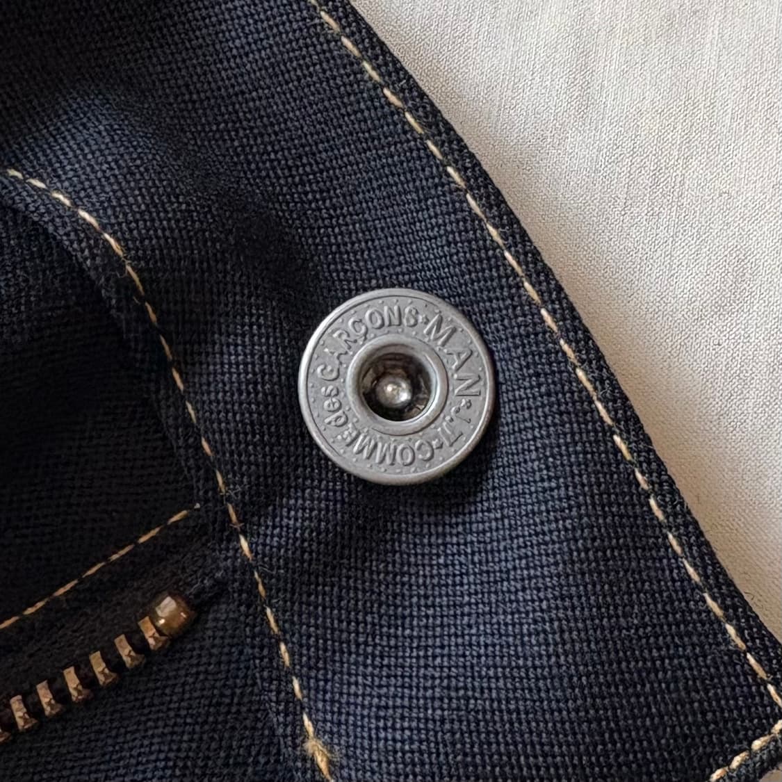 [33] 준야 와타나베 꼼데가르송 신치백 울 셀비지 데님 상품이미지6