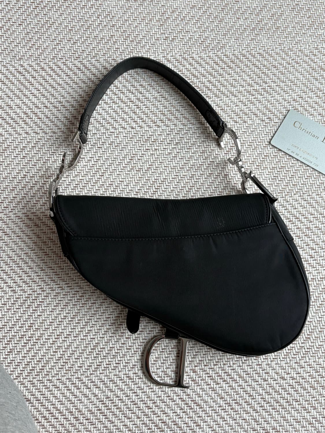 빈티지 디올 새들백 나일론 [개런티카드 동봉] 상품이미지4