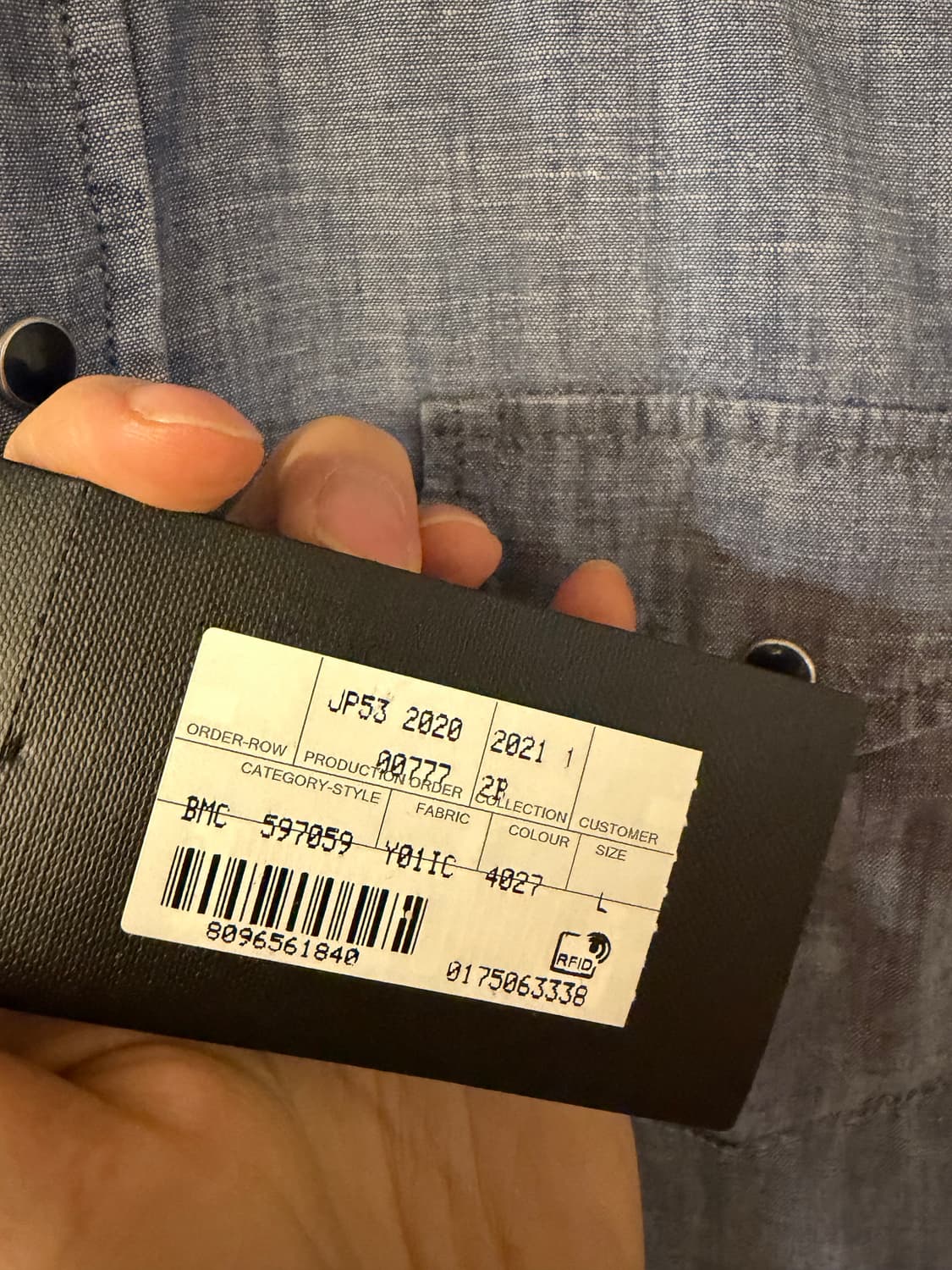 생로랑 웨스턴 셔츠 상품이미지4