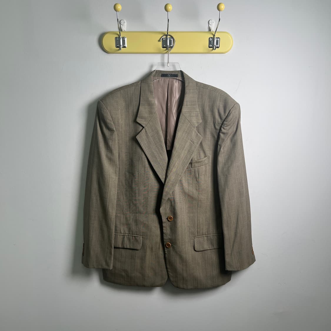 발렌티노 우오모 빈티지 체크 싱글 블레이저  상품이미지1