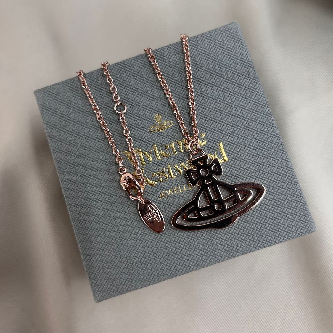 (풀박스)Vivienne Westwood Thin Necklace 상품이미지2