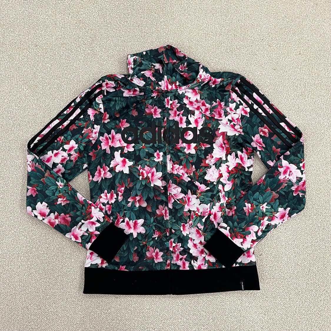 S 아디다스 플라워 트랙탑 져지 집업 0130M2 상품이미지1