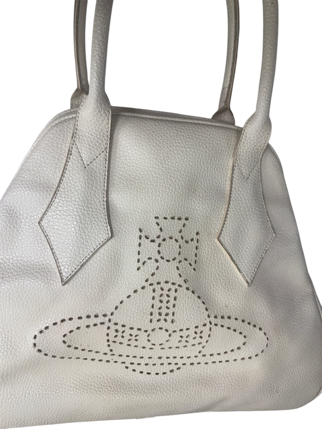 비비안웨스트우드 orb화이트 펀칭 야스민백 상품이미지8