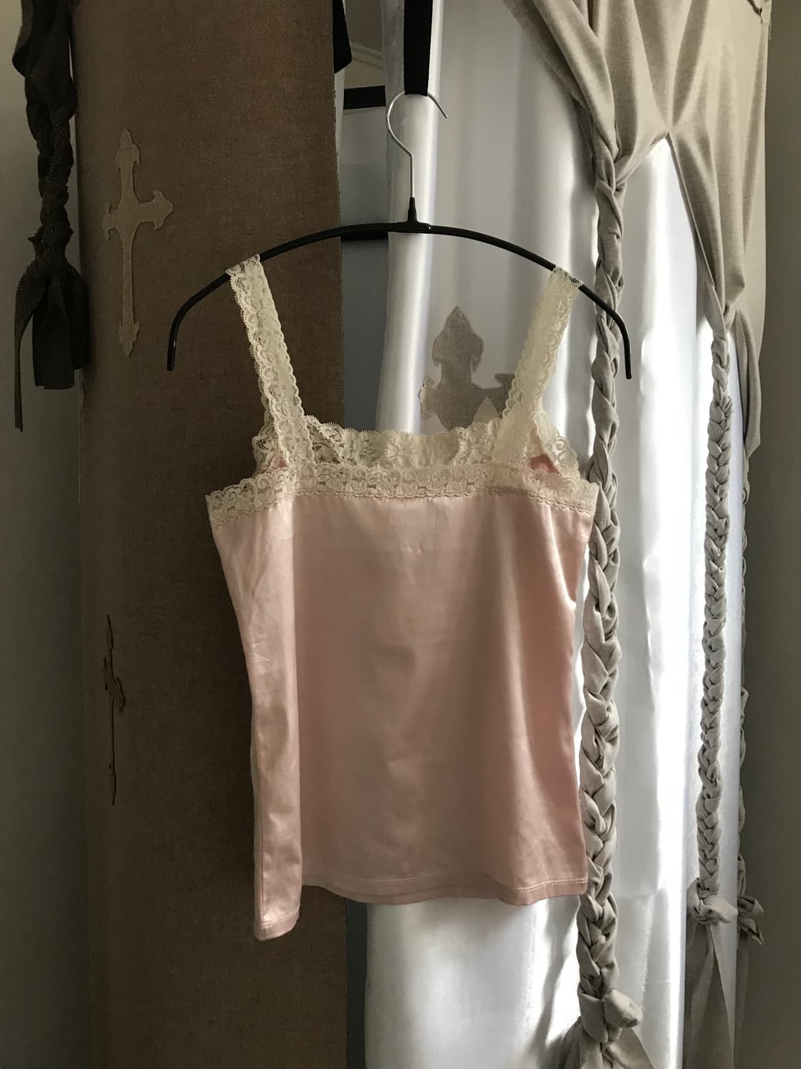 vintage pink lace sleeveless 상품이미지6