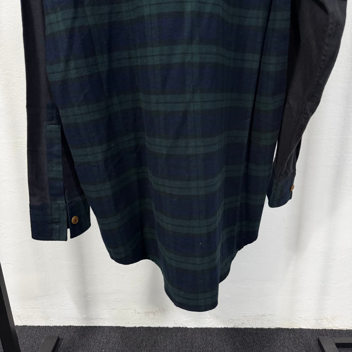 비비안웨스트우드 디테일드 체크 플란넬 포켓 빅 클래식 셔츠  상품이미지7