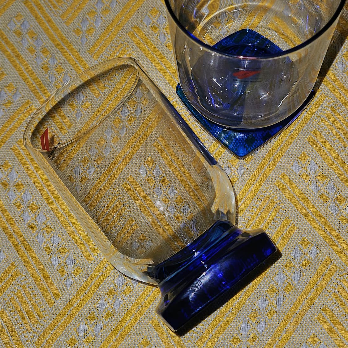 이탈리아 보르미올리 스퀘어 블루 고블렛 상품이미지5