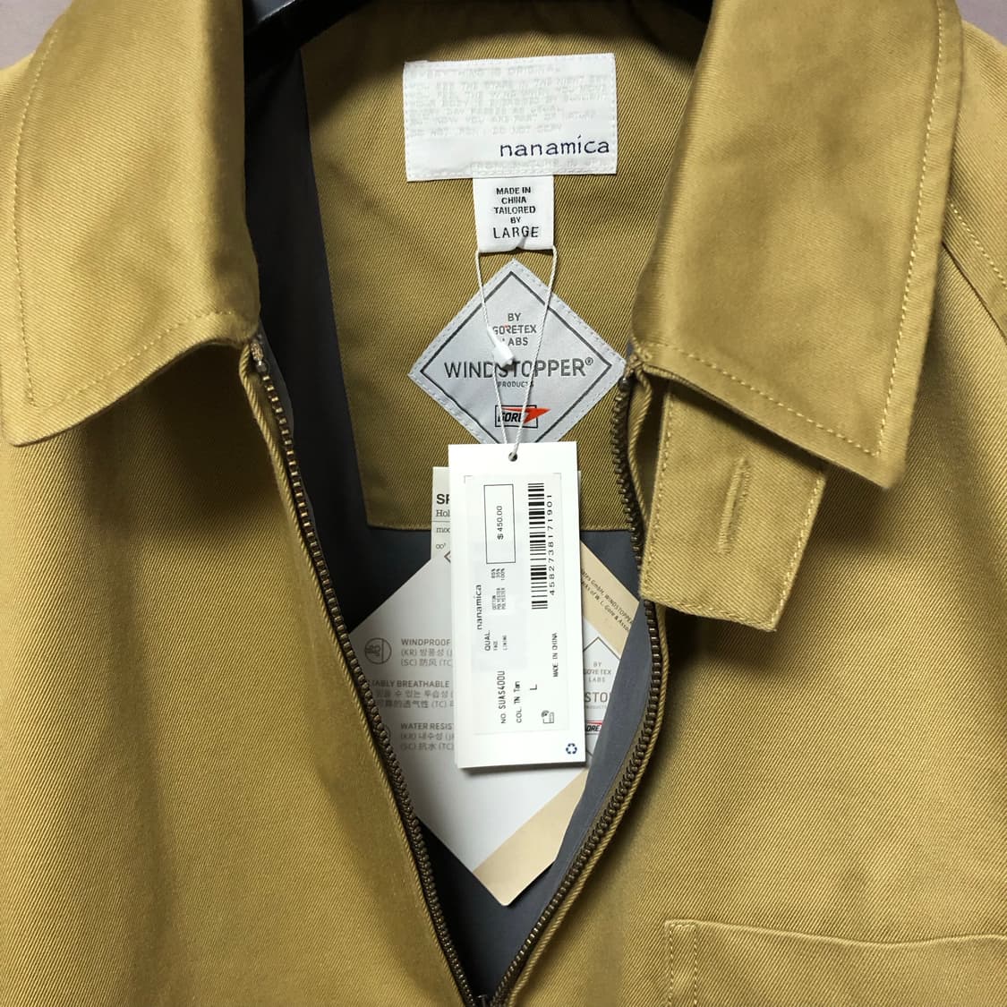 나나미카 윈드스토퍼 치노 크루 자켓 상품이미지5