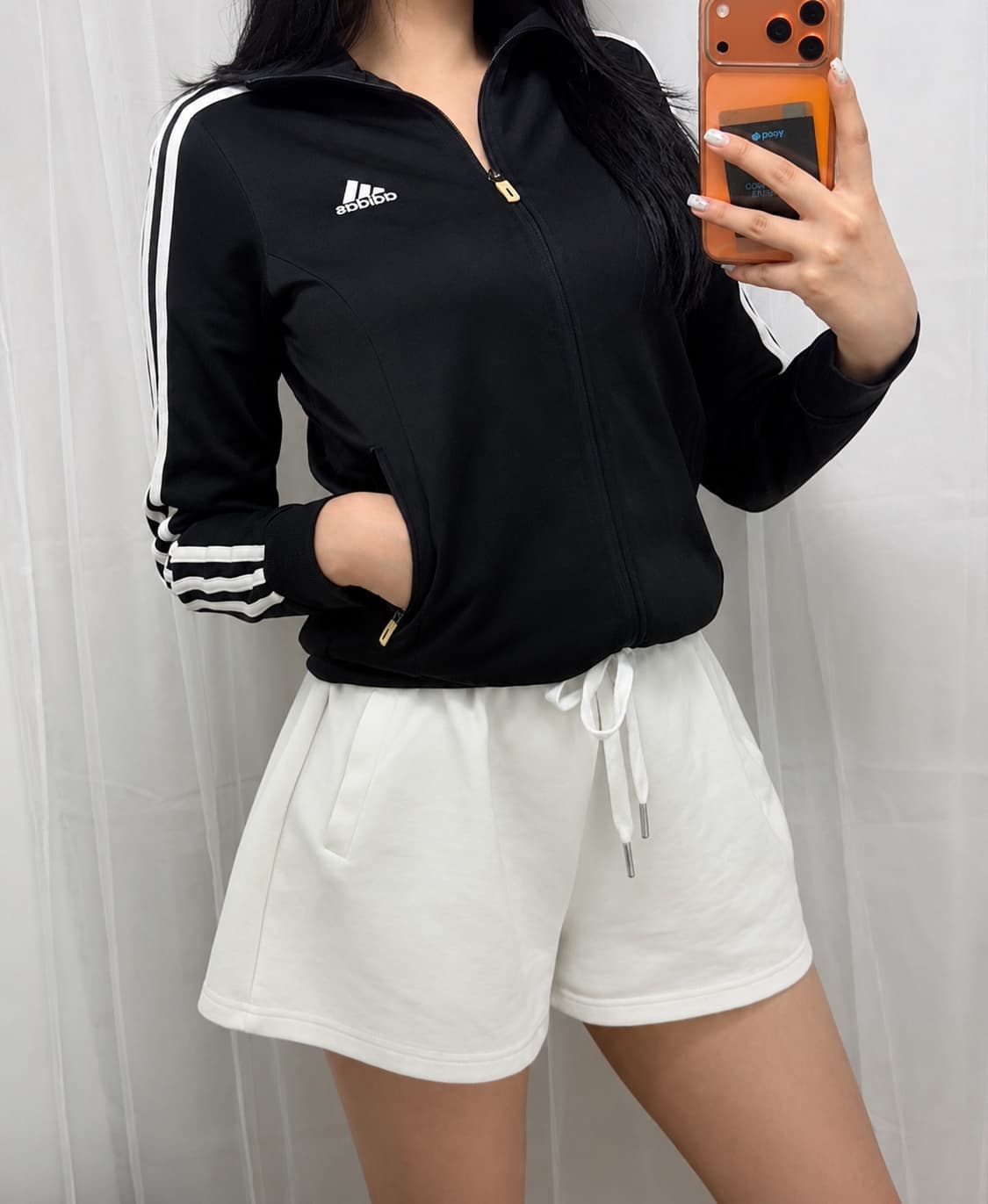 아디다스 에센셜 3S 트랙탑 블랙 상품이미지2