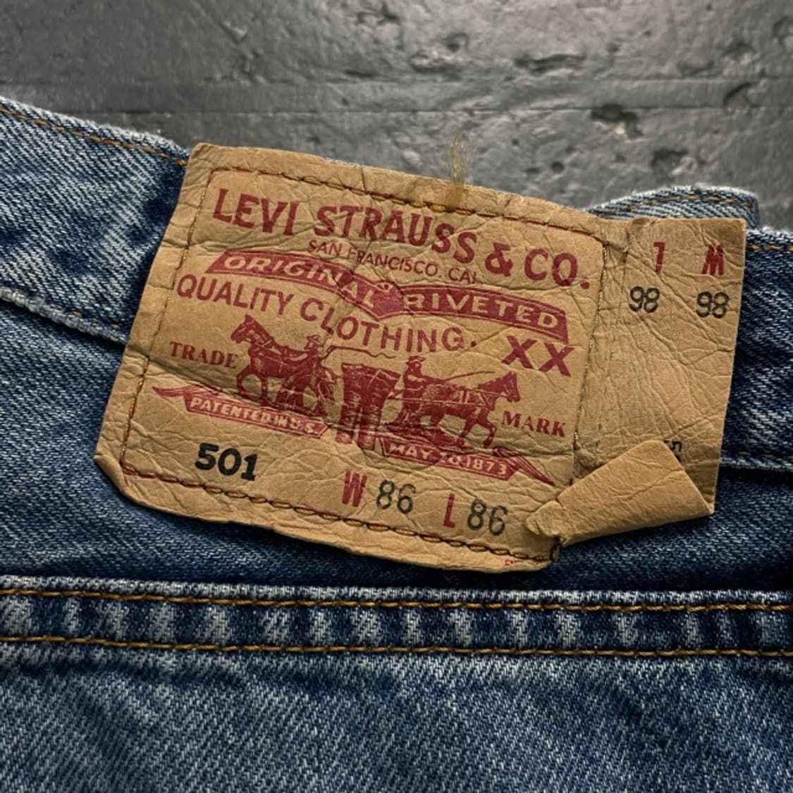 34 리바이스 501 청바지 상품이미지6