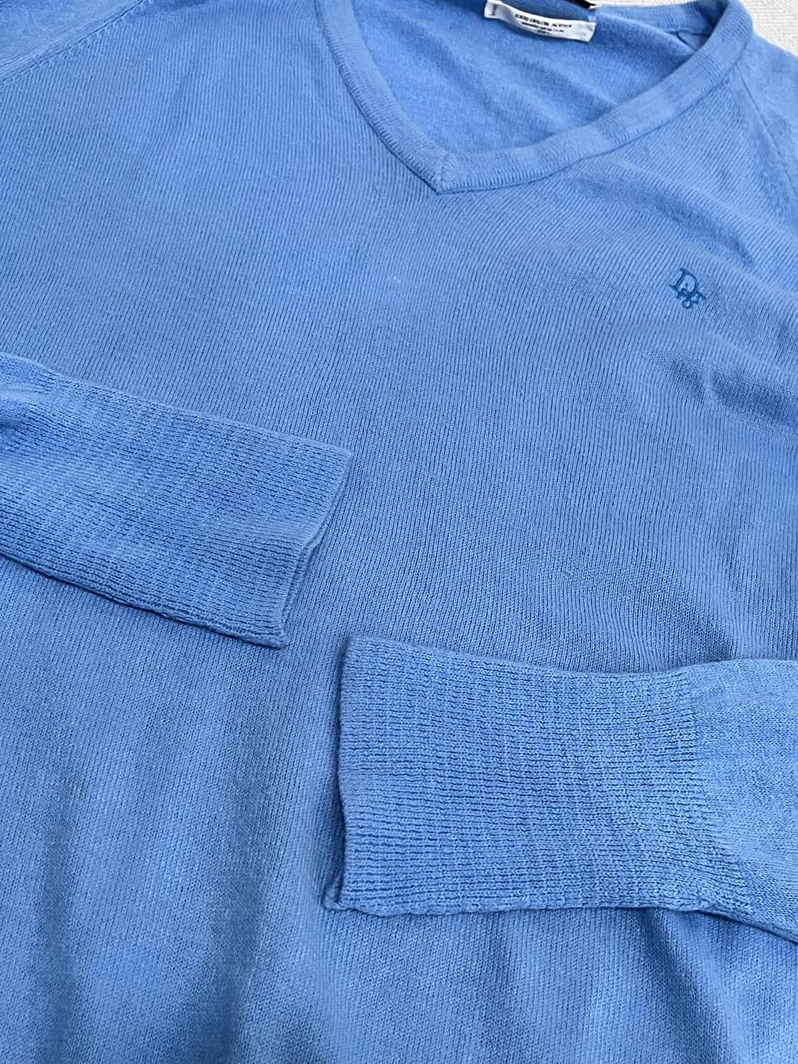 USA 크리스찬디올 베이비블루 브이넥 니트 100-105 상품이미지8