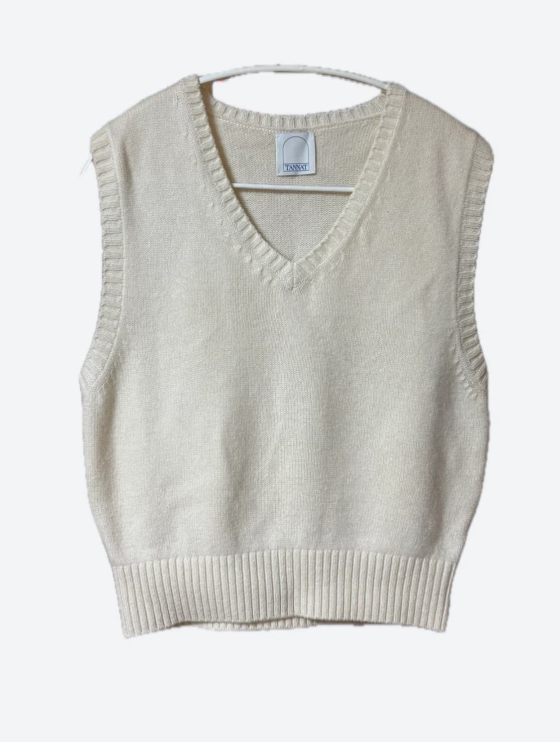 타낫 니트 베스트 아이보리 상품이미지2