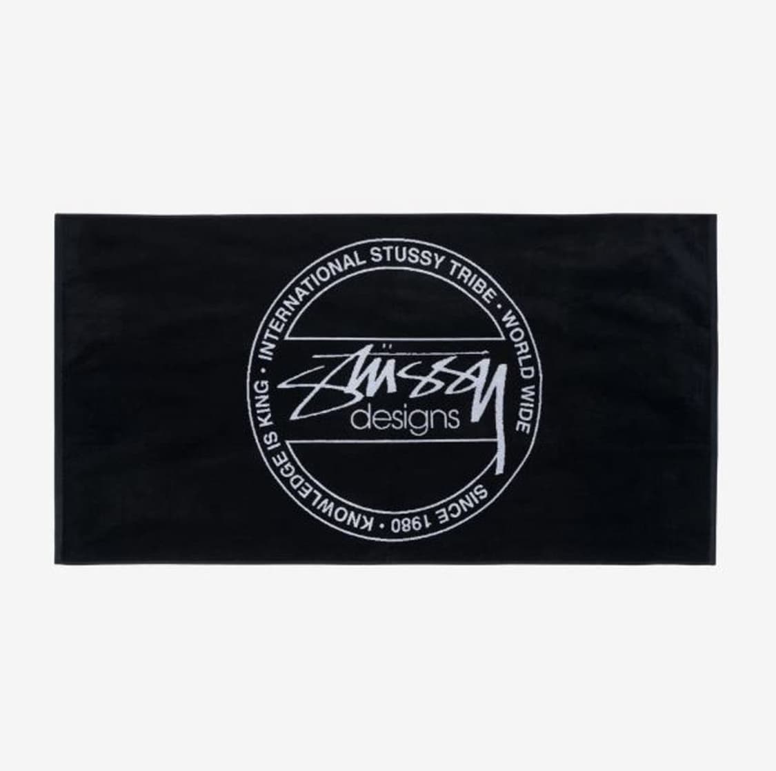 스투시 닷 자카드 타월 블랙 상품이미지1