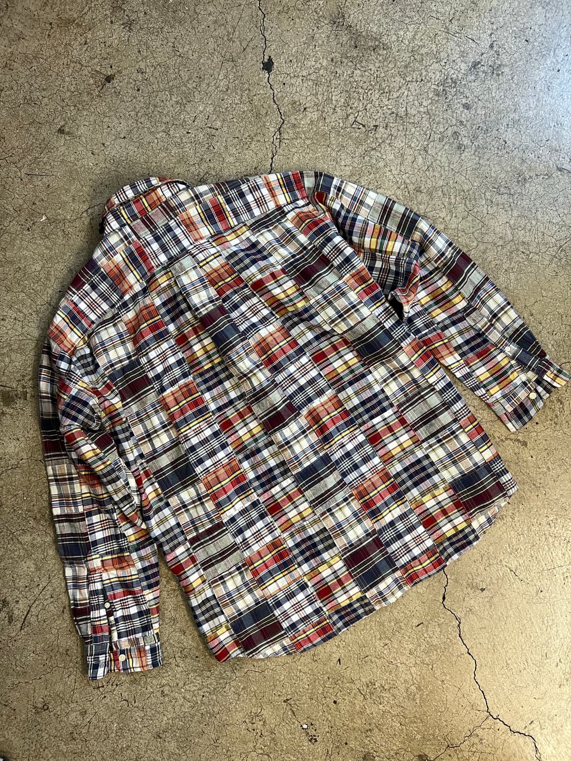 J. CREW 체크 포켓 셔츠 M 상품이미지7