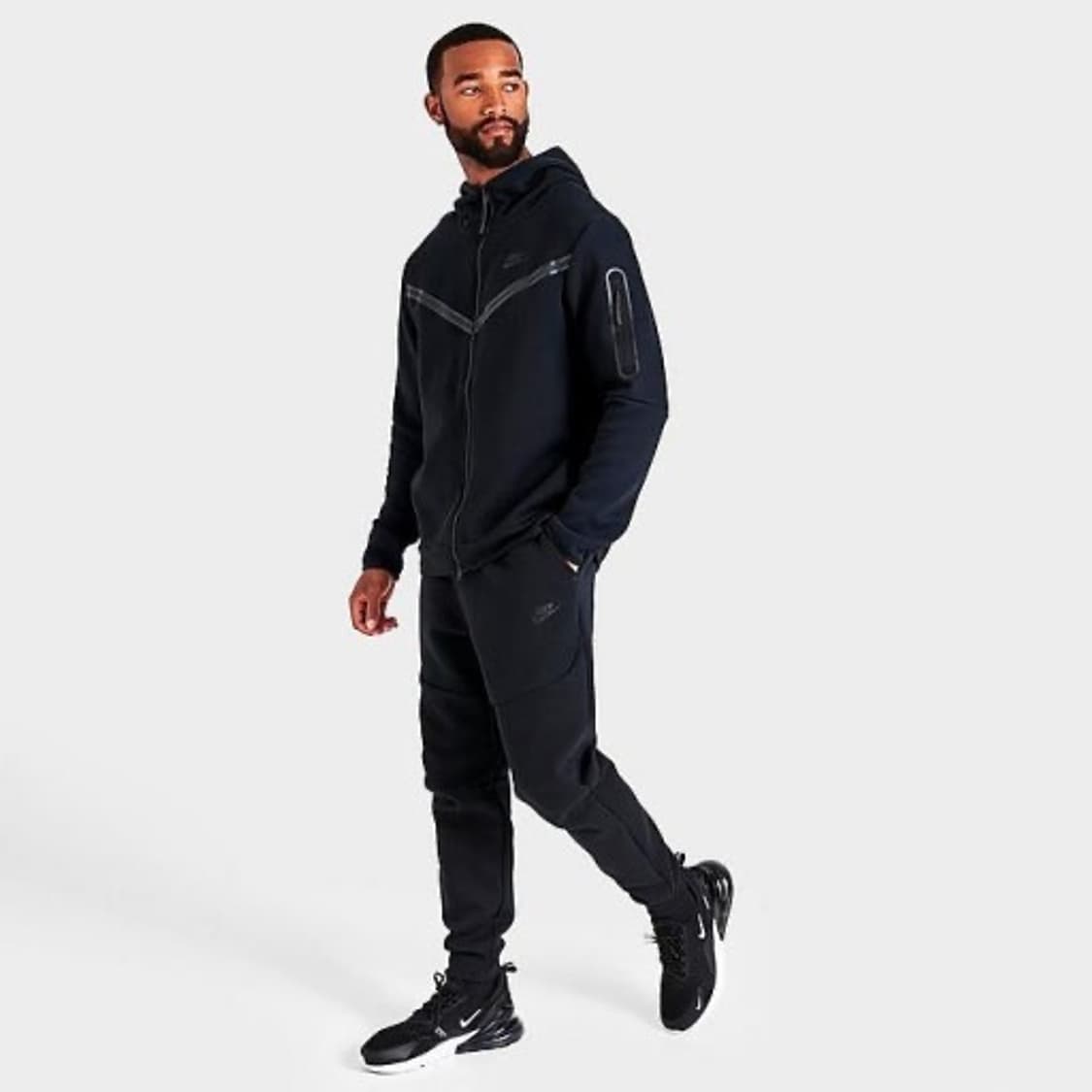 테크팩 블랙 상하의 세트 S 상품이미지1