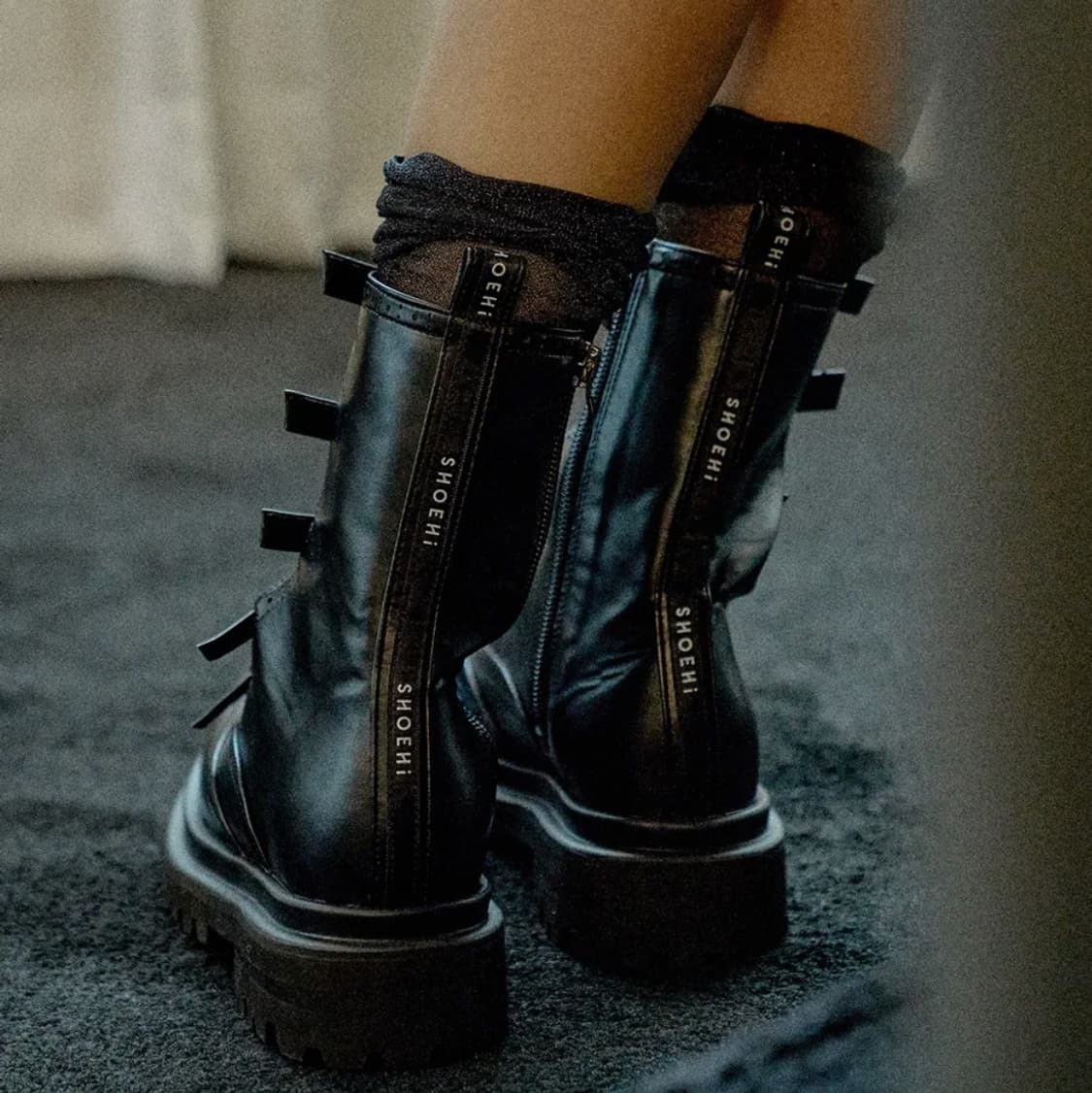 슈하이 루엘라 벨트 워커 부츠 블랙  상품이미지3