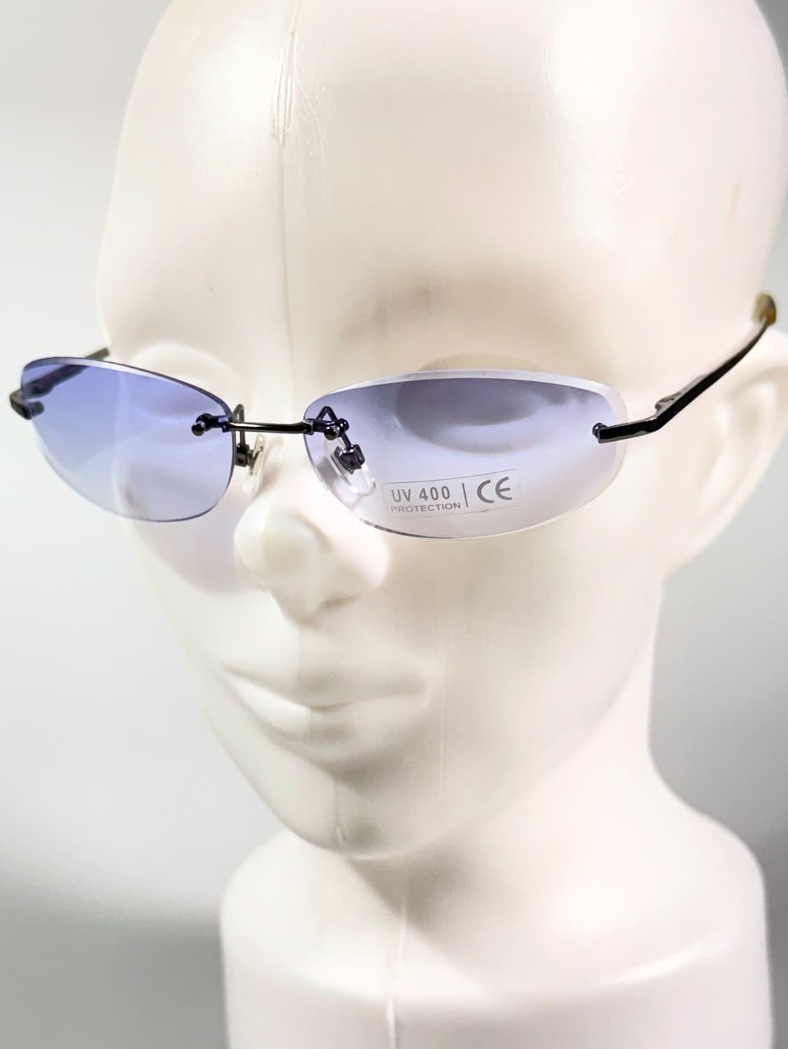90s BRENTONI 무테 스퀘어 틴트 빈티지 선글라스 상품이미지7