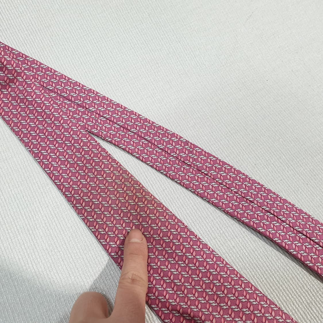 살바토레페레가모 패턴 넥타이 상품이미지4