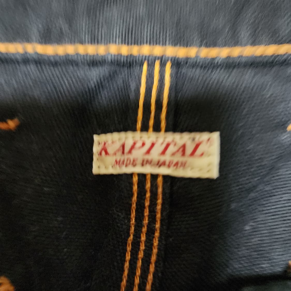 캐피탈 캔버스 블랙 럼버팬츠 상품이미지8