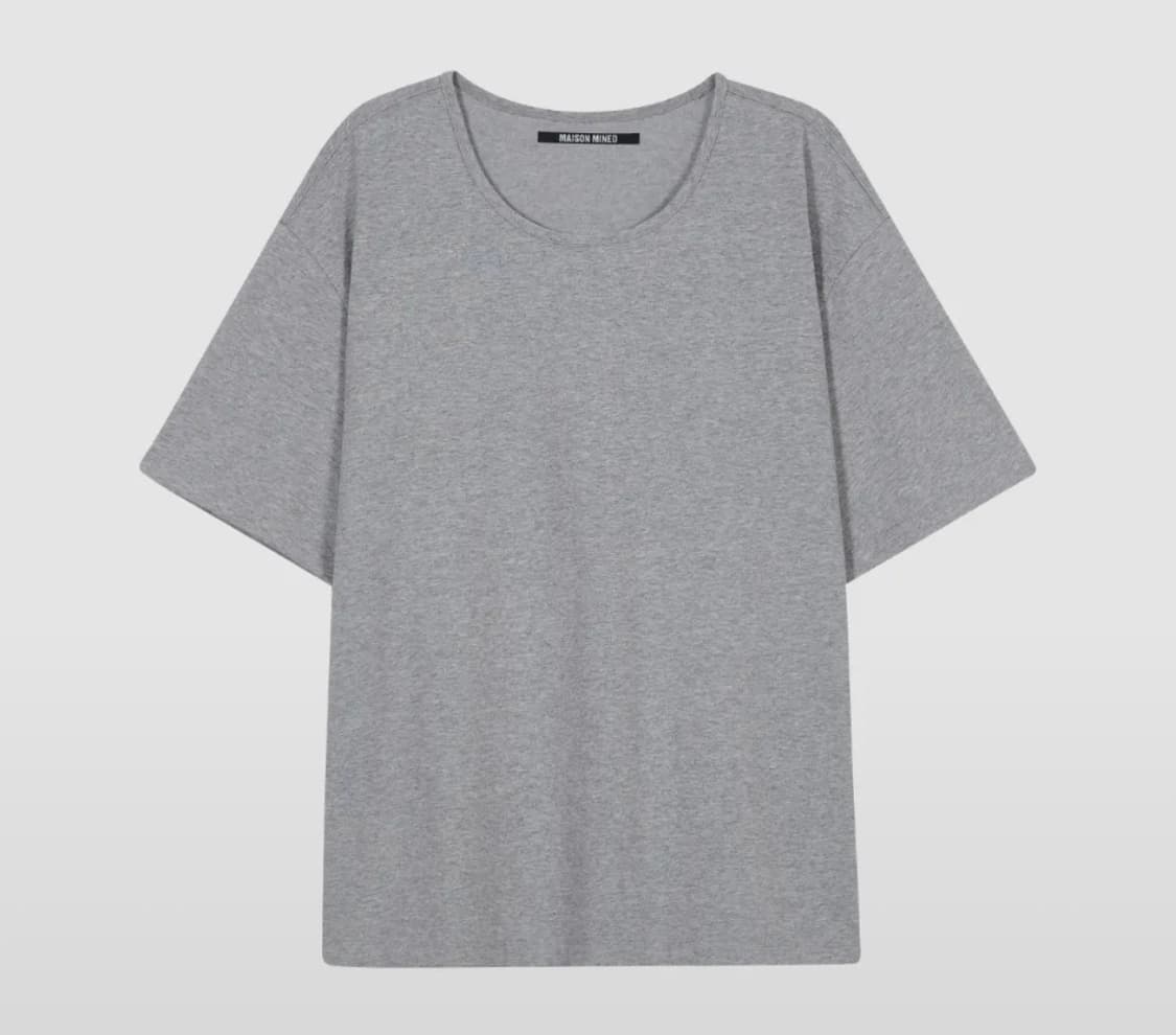 (L) 메종미네드 U넥 베이직 2팩 반팔 티셔츠 상품이미지1