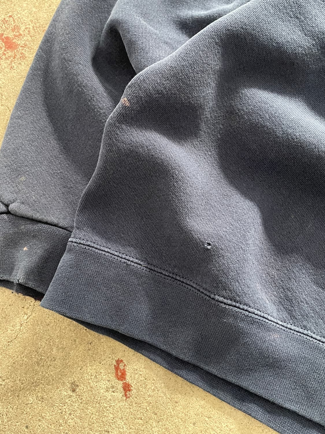 90s Nike Small Swoosh Faded Navy Sweat 상품이미지7