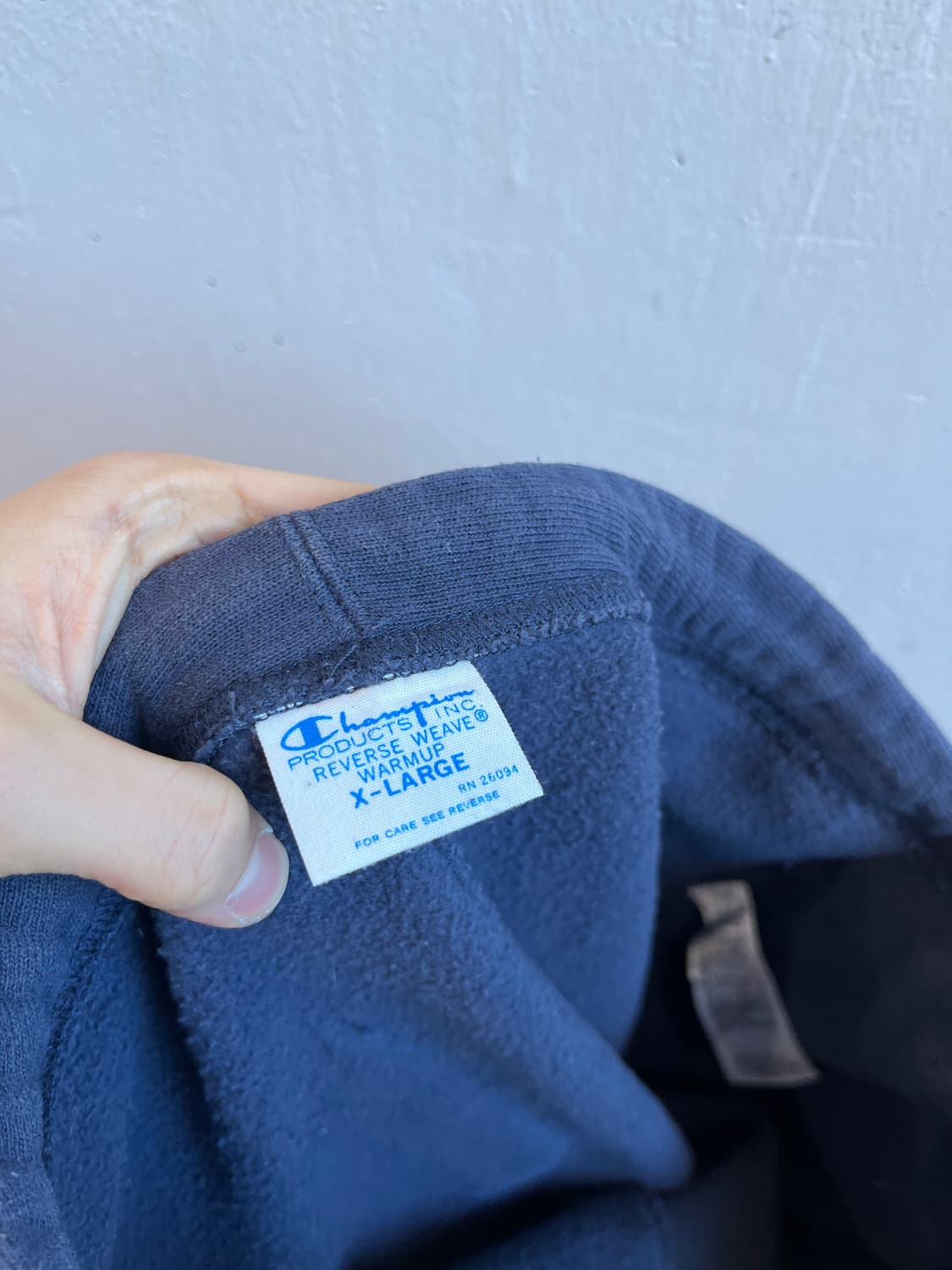 챔피온 리버스위브 블루택 스웻 조거팬츠 네이비 상품이미지4