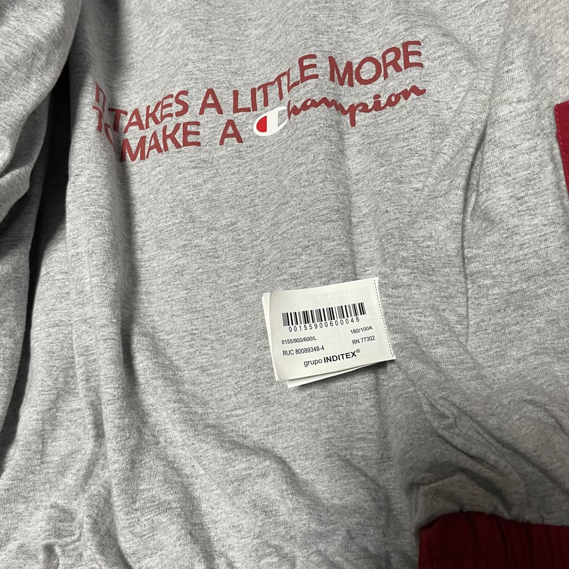 자라 x 챔피온 테크니컬 패치 자켓 레드 상품이미지3