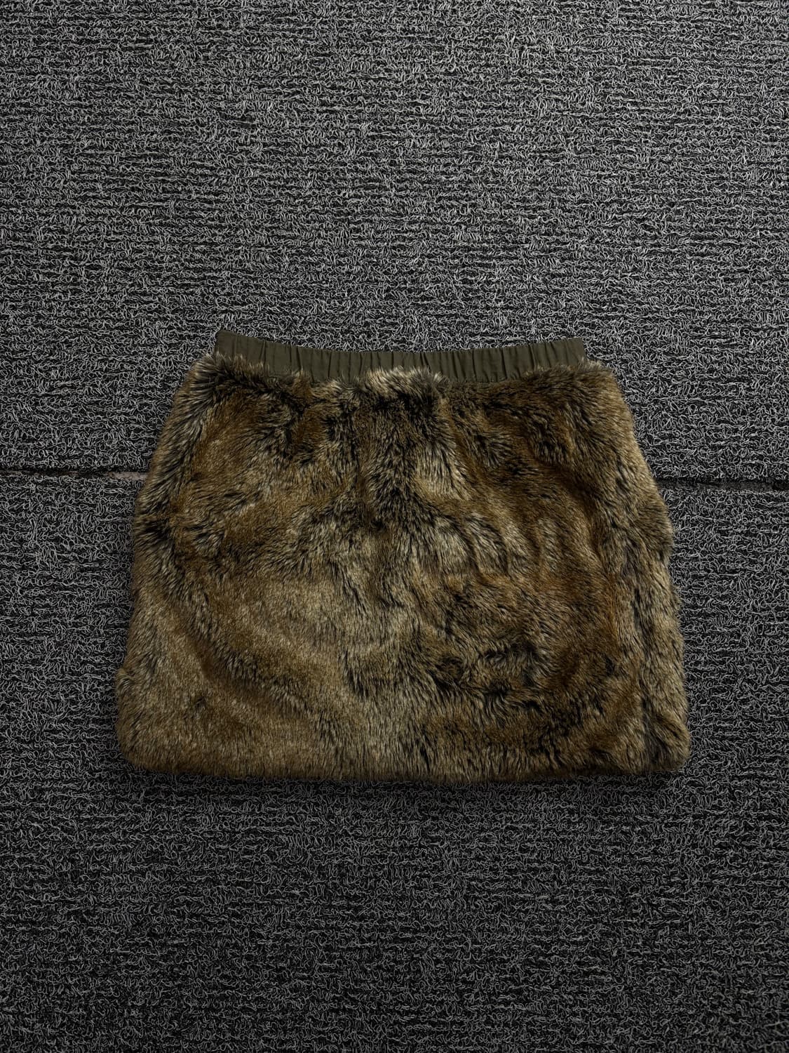 노스페이스 화이트라벨 y2k 퍼 미니 스커트 1851 상품이미지3