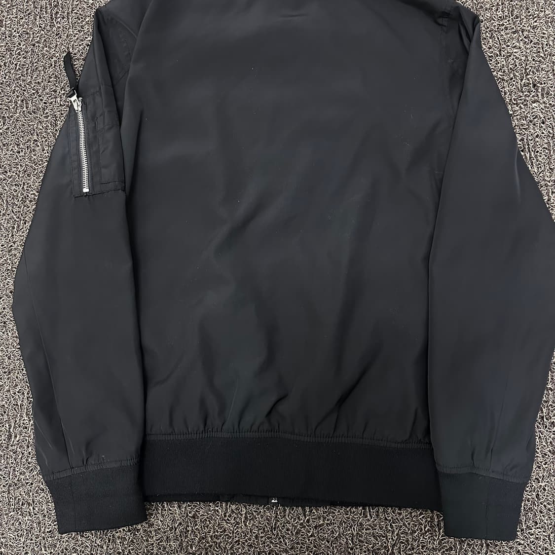 GUESS 게스 봄버 바람막이 점퍼 자켓 블랙 M 상품이미지7