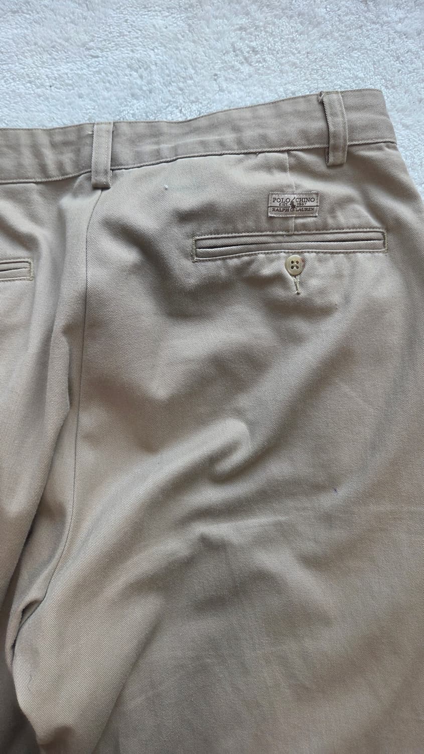 폴로 앤드류 투턱 치노 팬츠 베이지 31사이즈 추정 빈티지 상품이미지9