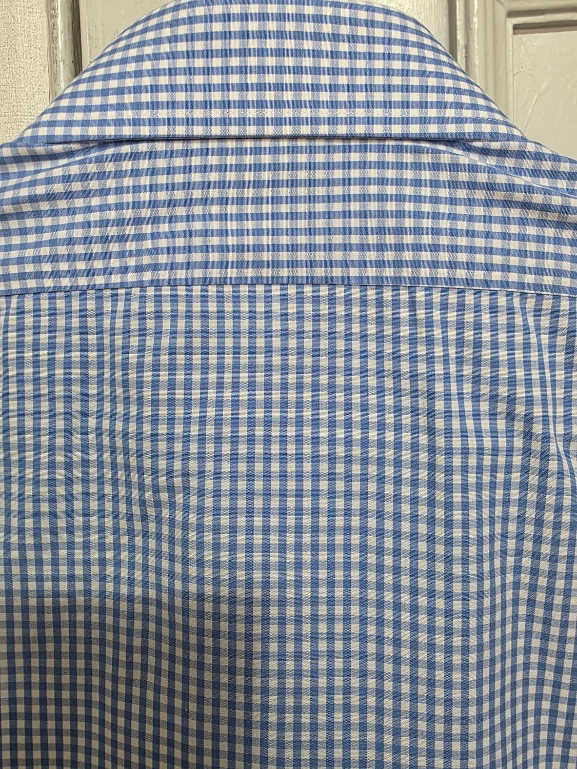 [새제품] 브룩스브라더스 스트레치 블루 깅엄 체크 셔츠 상품이미지6