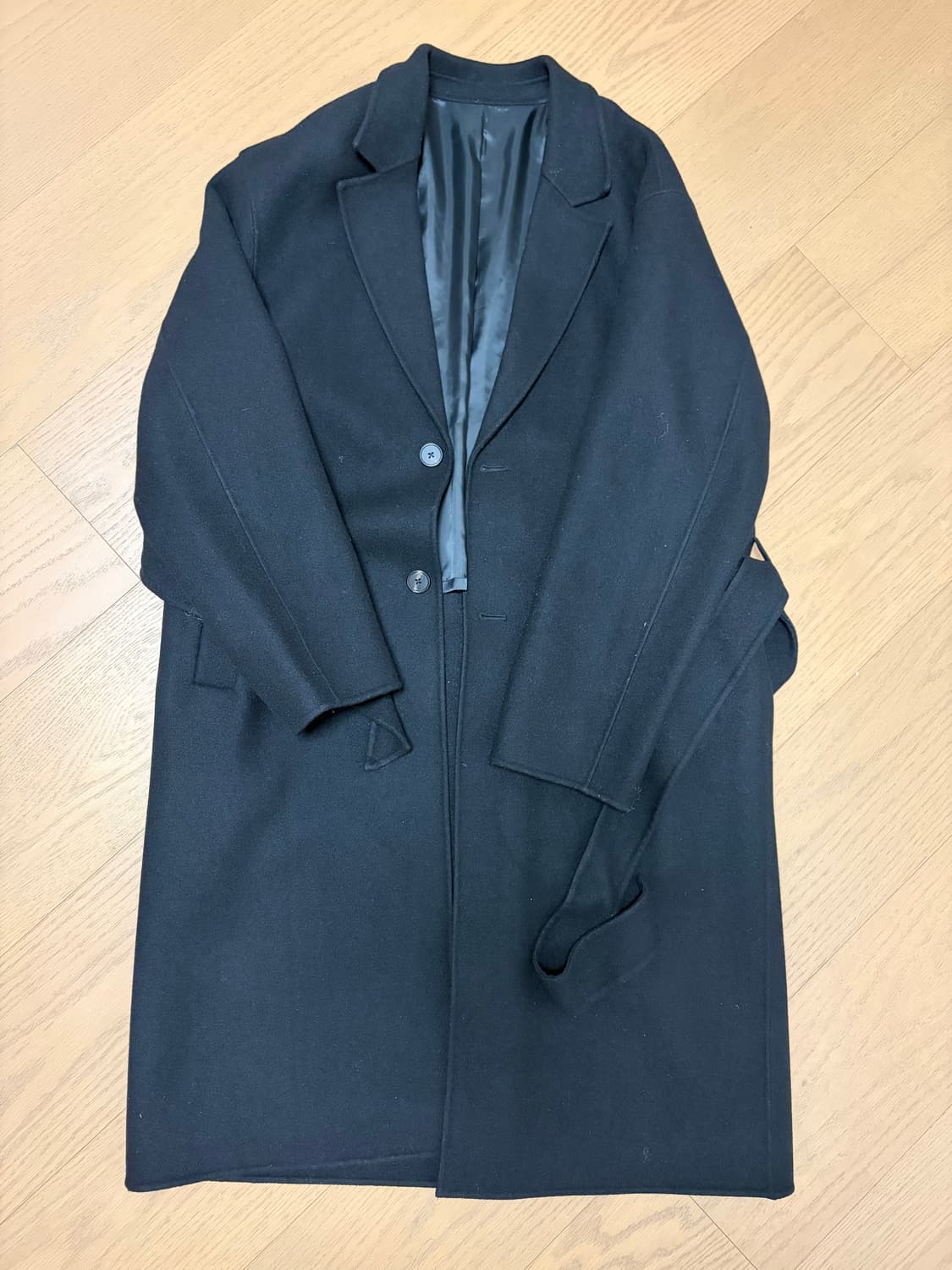 더니트컴퍼니 캐시미어 싱글로브코트 상품이미지1